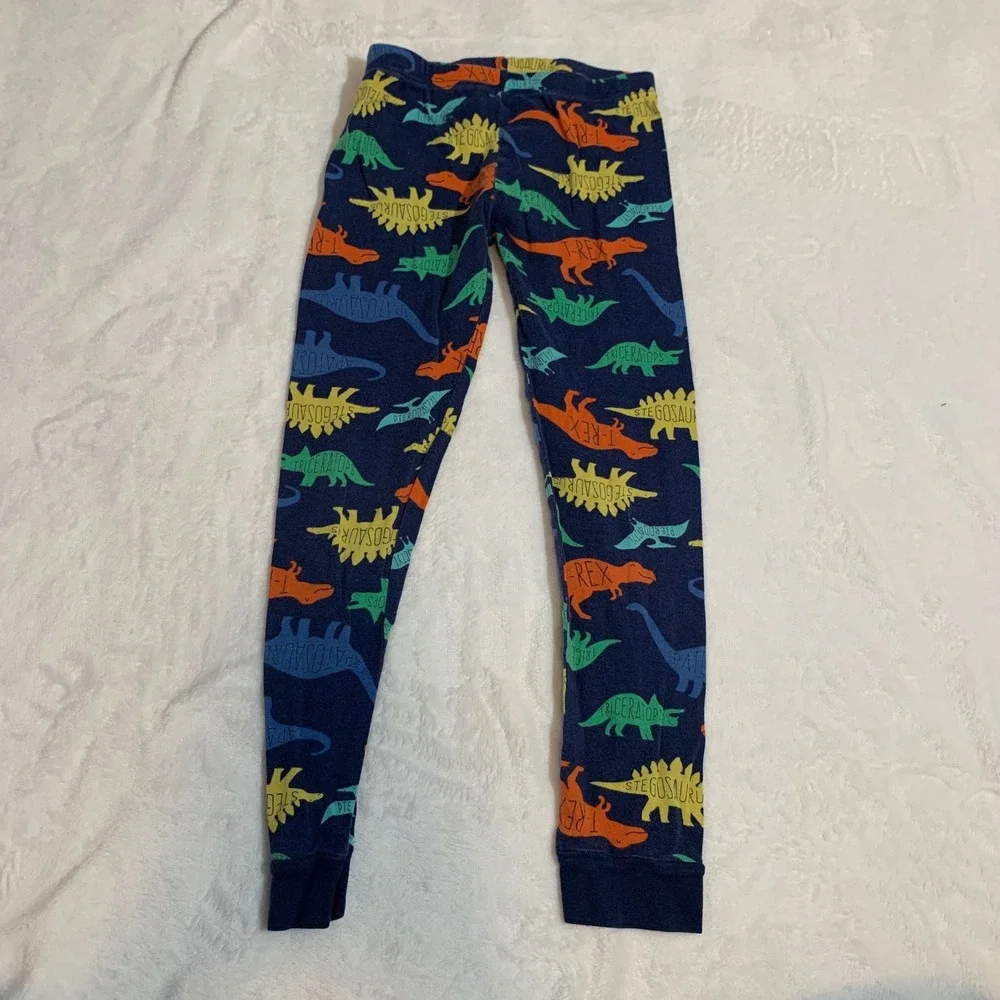 5/$25 Carter's Kids Dinosaur Pajamas Size 8 Long‎ Sleeve Top Pants Set Blue